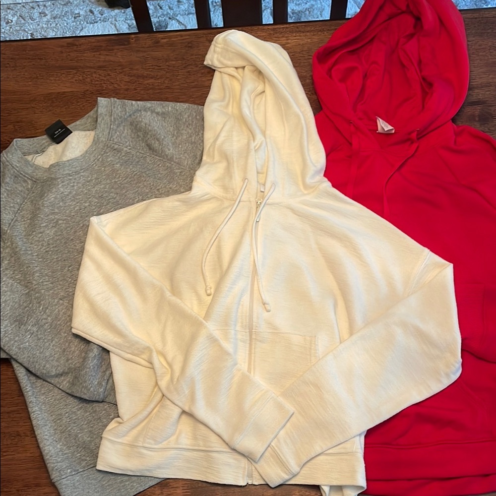 Old Navy and Athletic Works sweatshirt bundle